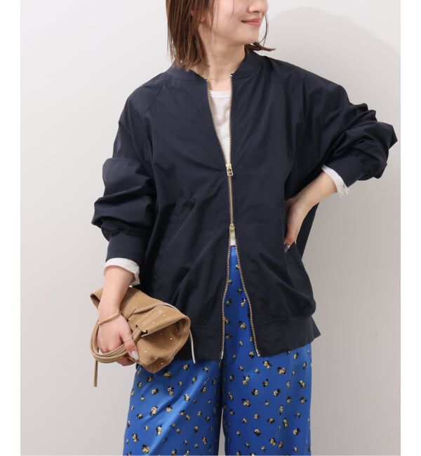 JOURNAL STANDARD relume「［手洗い可］ウォッシャブルナイロンダブルジップMA-1」|ブルゾン・スタジャン|ネイビー