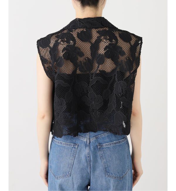 journal standard L'essage「《追加》ケミカルコードレースノースリーブブラウス」|シャツ・ブラウス|