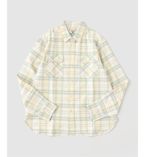 JOURNAL STANDARD「WYTHE / ワイス Oxford Cloth Pearlsnap Shirt」|シャツ・ブラウス|カーキ