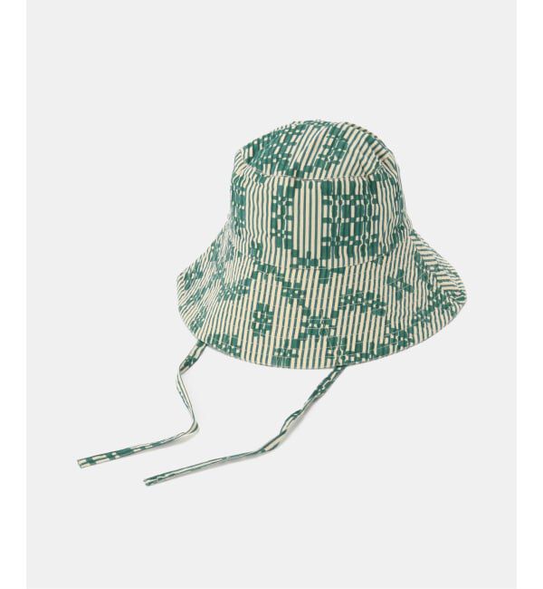 JOURNAL STANDARD relume「【SARA MALLIKA/サラマリカ】Cotton Flower Signal Print」|ハット|グリーン