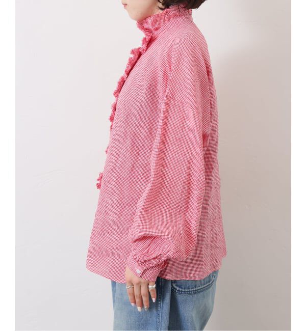 journal standard luxe「《予約》Tabbyリネン フリルブラウス」|シャツ・ブラウス|