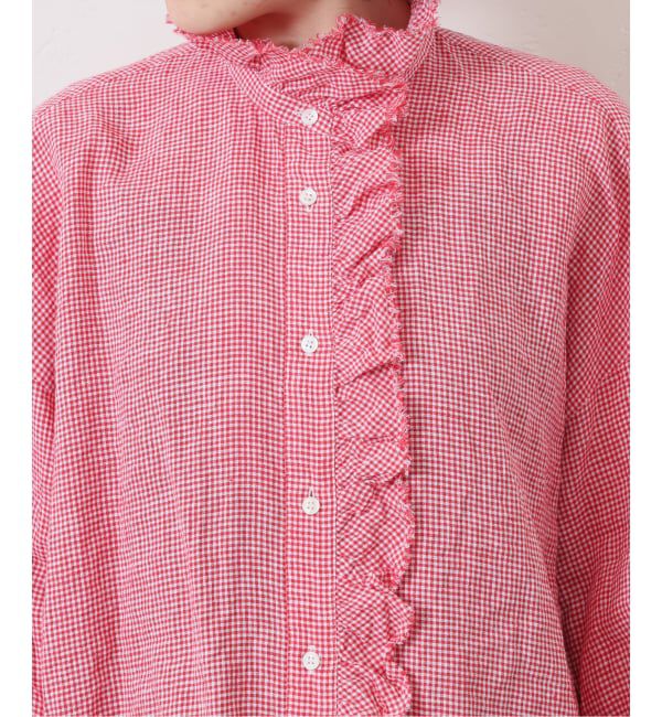 journal standard luxe「《予約》Tabbyリネン フリルブラウス」|シャツ・ブラウス|