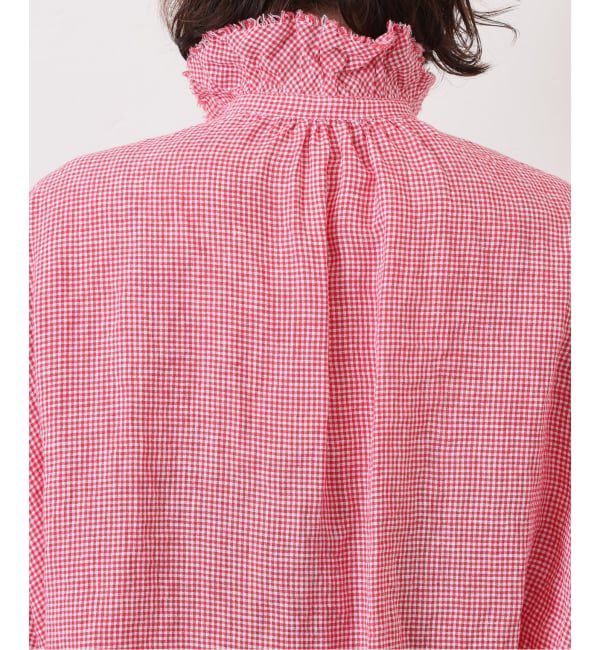 journal standard luxe「《予約》Tabbyリネン フリルブラウス」|シャツ・ブラウス|