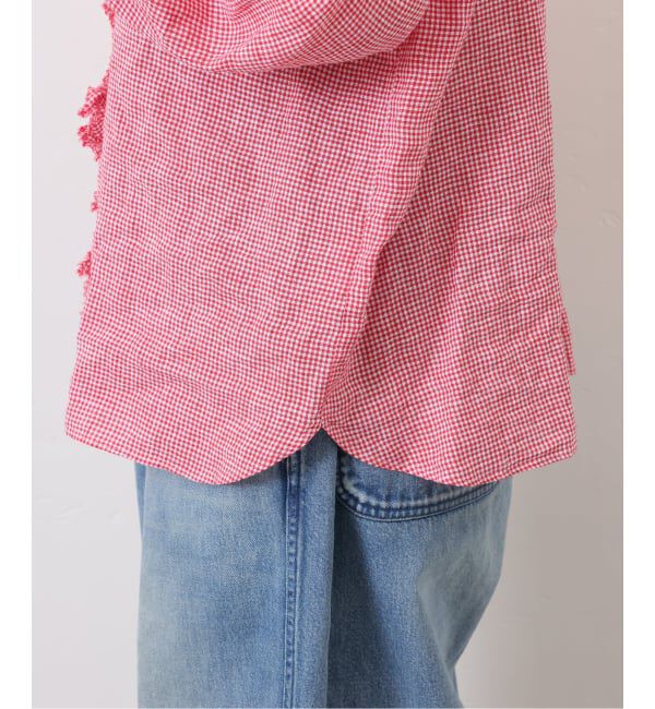 journal standard luxe「《予約》Tabbyリネン フリルブラウス」|シャツ・ブラウス|