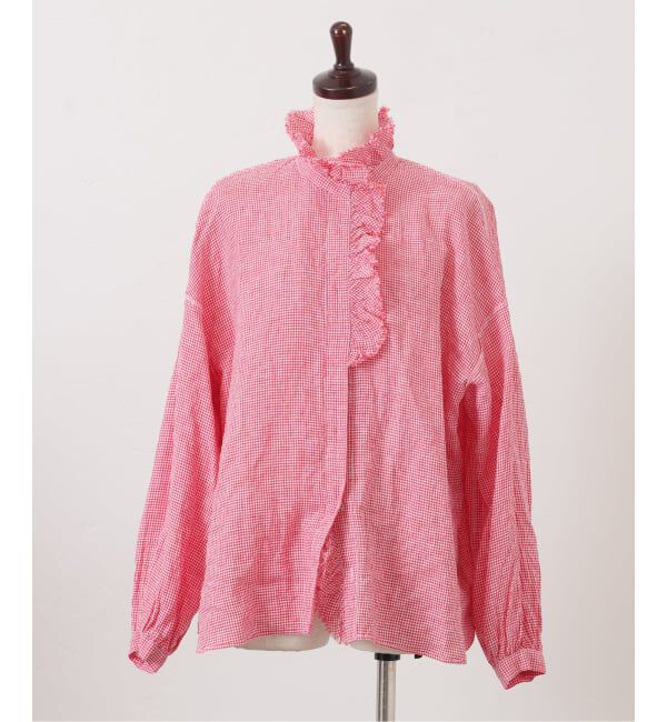 journal standard luxe「《予約》Tabbyリネン フリルブラウス」|シャツ・ブラウス|