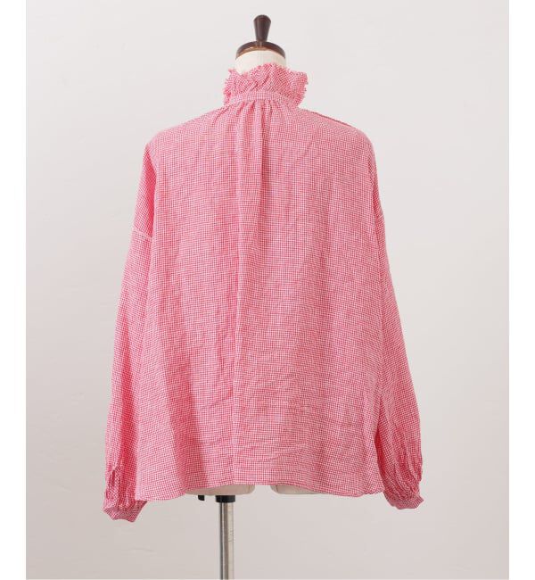 journal standard luxe「《予約》Tabbyリネン フリルブラウス」|シャツ・ブラウス|