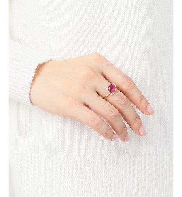 Lilas by Spick&Span「※スライスルビーダイヤリングK10」|リング|
