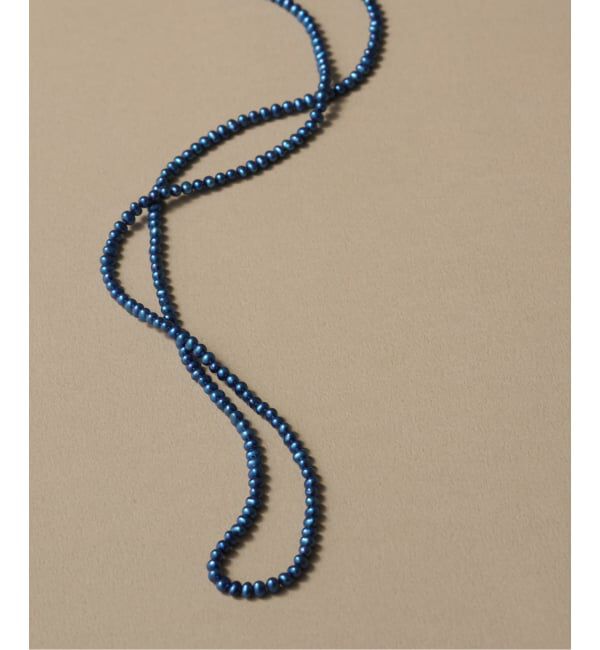 Lilas by Spick&Span「《予約》インディゴパール3mm60cmネックレス K10」|ネックレス|