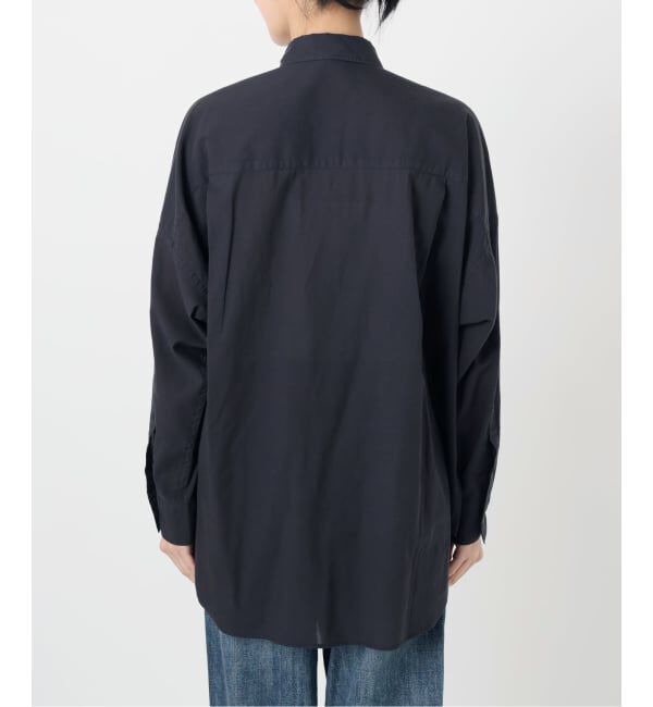 Spick and Span「《追加》ガーメントダイカシュクールシャツ」|シャツ・ブラウス|