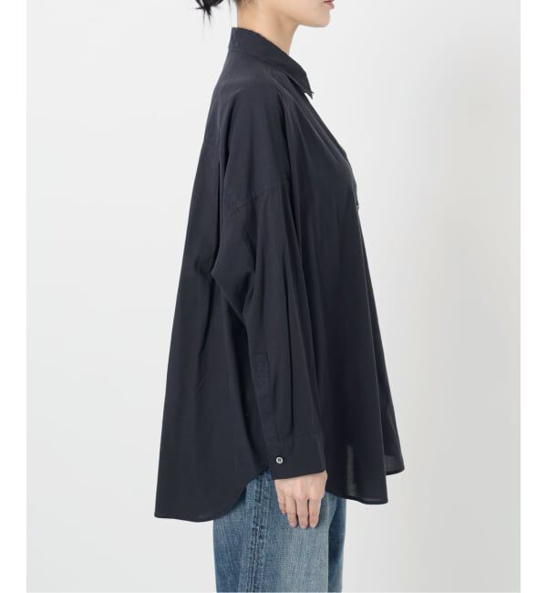 Spick and Span「《追加》ガーメントダイカシュクールシャツ」|シャツ・ブラウス|