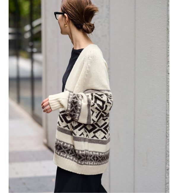 FRAMeWORK「ジャガードカーディガン」|カーディガン|