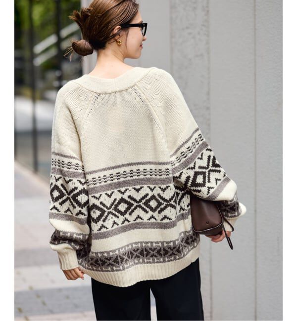 FRAMeWORK「ジャガードカーディガン」|カーディガン|