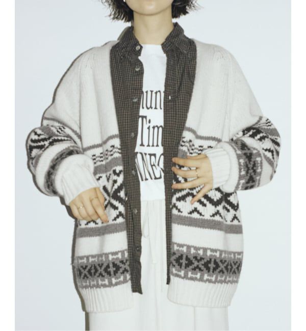 FRAMeWORK「ジャガードカーディガン」|カーディガン|