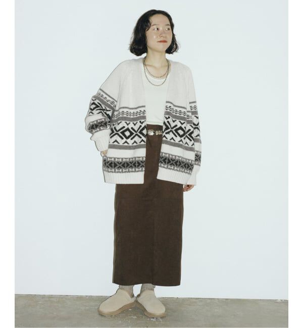 FRAMeWORK「ジャガードカーディガン」|カーディガン|