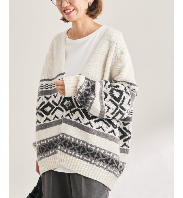 FRAMeWORK「ジャガードカーディガン」|カーディガン|