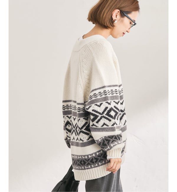 FRAMeWORK「ジャガードカーディガン」|カーディガン|