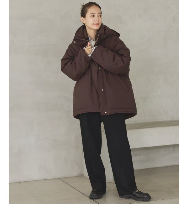 Spick and Span「《追加2》2WAY撥水ダウンハーフコート」|ダウン|