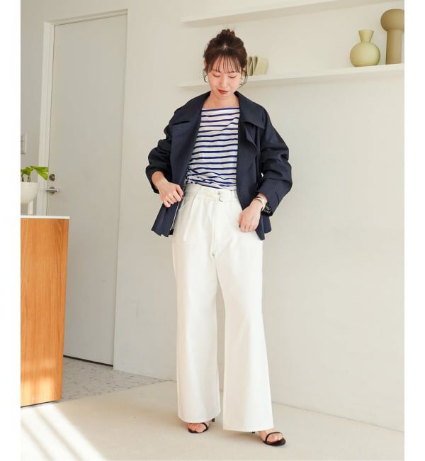 Spick and Span「ソフトツイルショートトレンチコート」|トレンチコート|