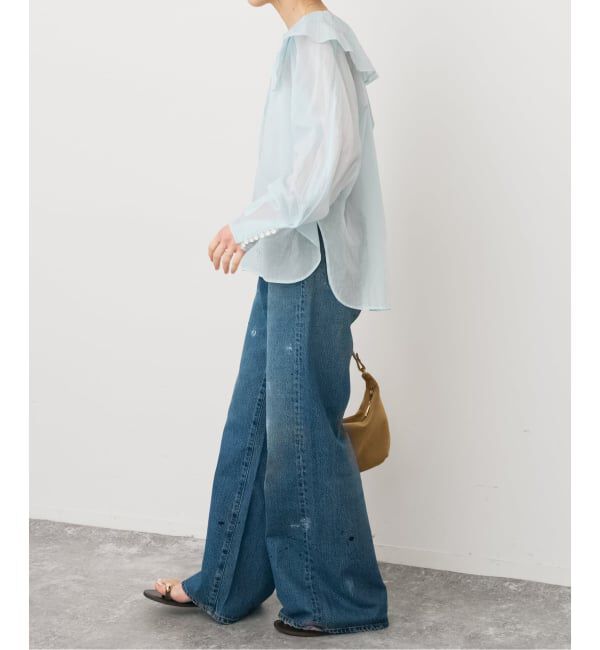 Spick and Span「ne Quittez pas / ヌキテパ 別注Frill Collar Blouse*」|シャツ・ブラウス|