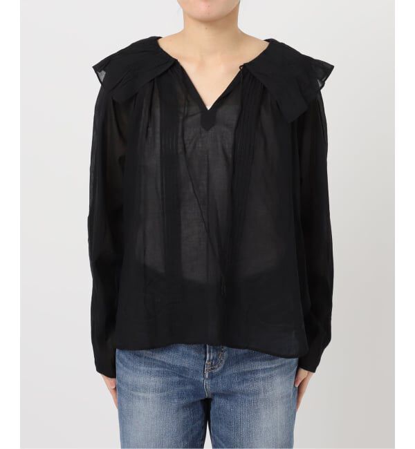 Spick and Span「ne Quittez pas / ヌキテパ 別注Frill Collar Blouse*」|シャツ・ブラウス|