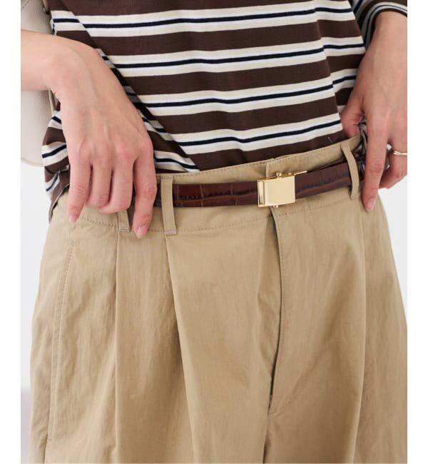 FRAMeWORK「LEFIJE/レフィエ　2WAYバックルベルト スムース*カタオシ」|ベルト|