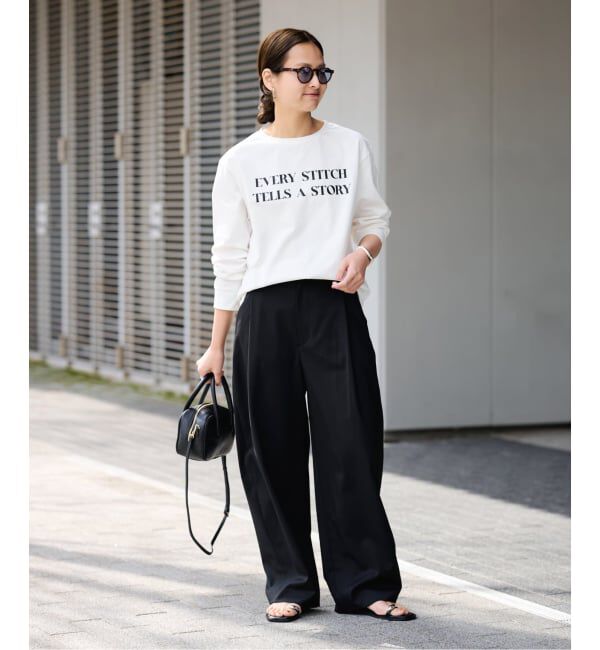 FRAMeWORK「カラーロゴロンT」|Tシャツ・カットソー|