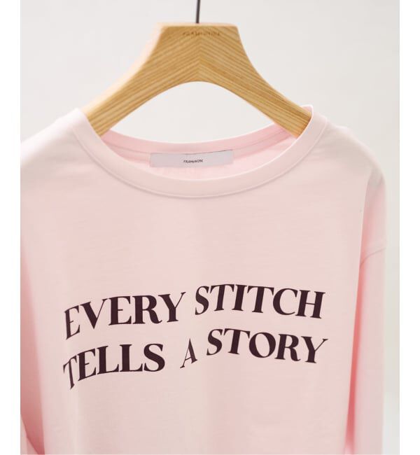 FRAMeWORK「カラーロゴロンT」|Tシャツ・カットソー|