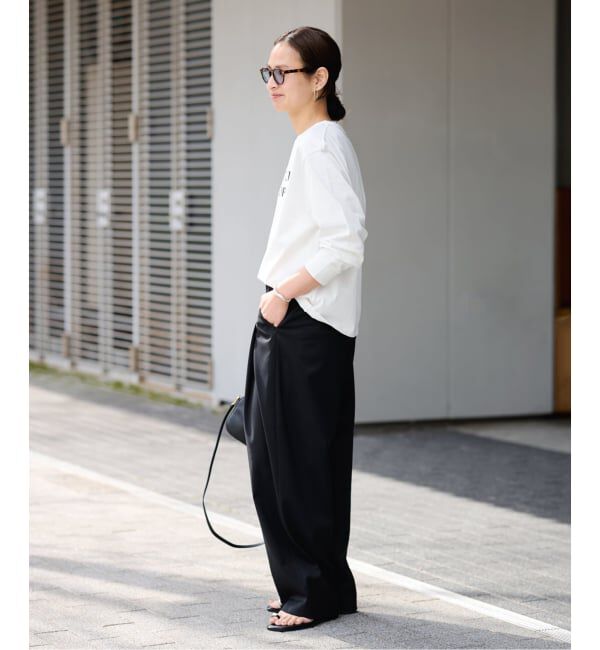 FRAMeWORK「カラーロゴロンT」|Tシャツ・カットソー|