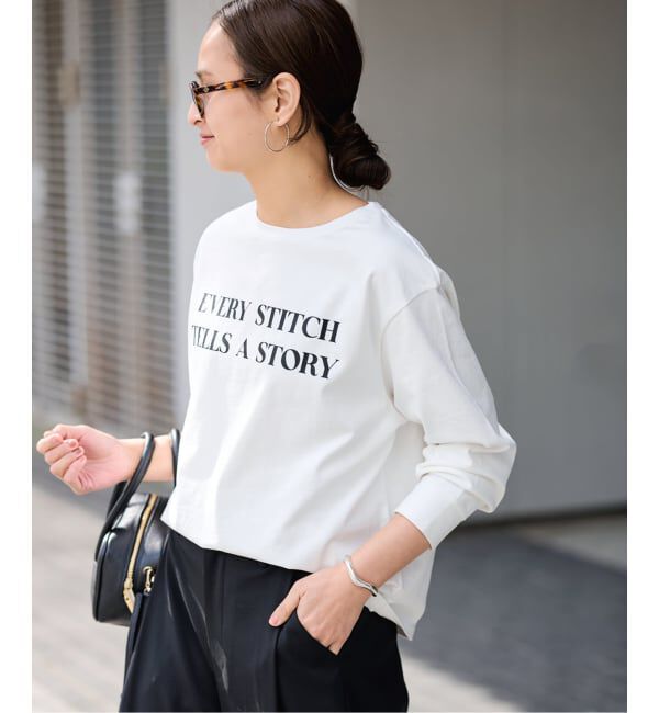 FRAMeWORK「カラーロゴロンT」|Tシャツ・カットソー|