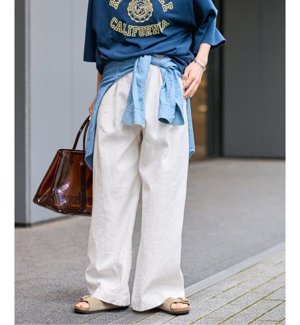 FRAMeWORK「≪追加≫綿麻イージーパンツ」|その他|