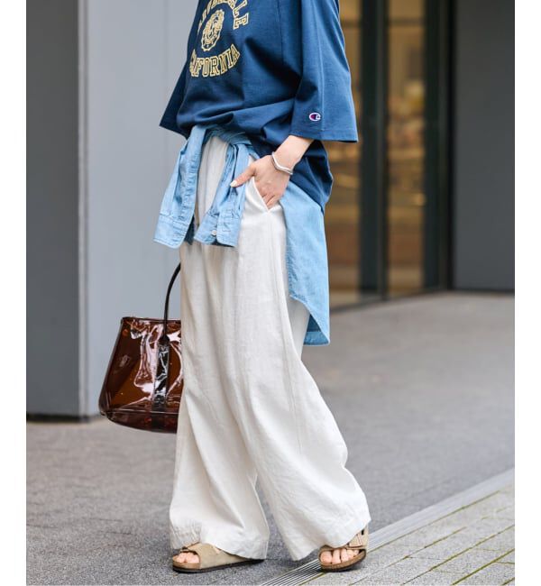 FRAMeWORK「≪追加≫綿麻イージーパンツ」|その他|