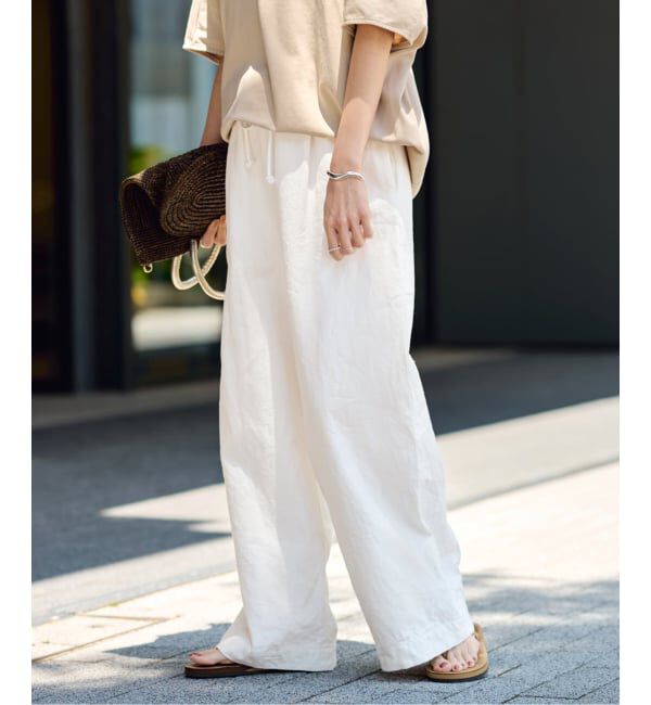 FRAMeWORK「≪追加≫綿麻イージーパンツ」|その他|