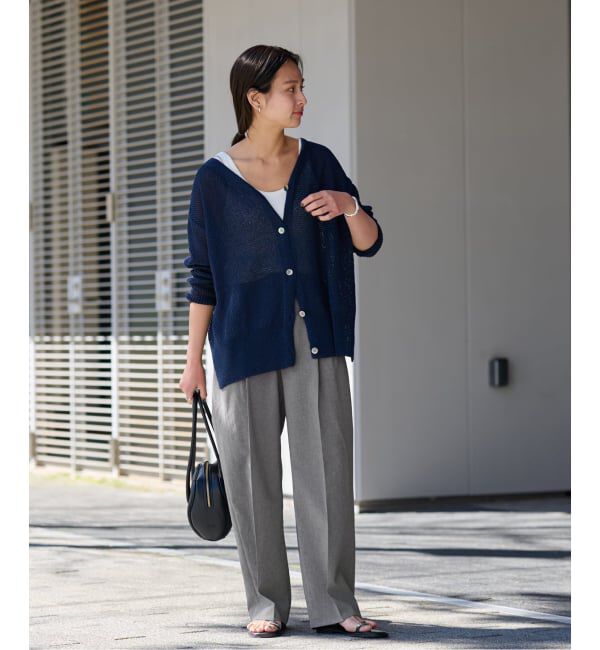 FRAMeWORK「≪追加≫撥水強撚PEバレルパンツ」|スラックス|