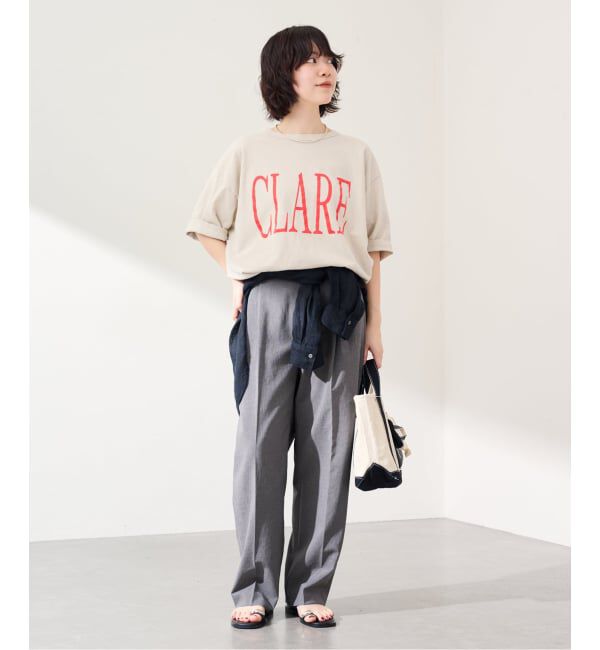 FRAMeWORK「≪追加≫撥水強撚PEバレルパンツ」|スラックス|