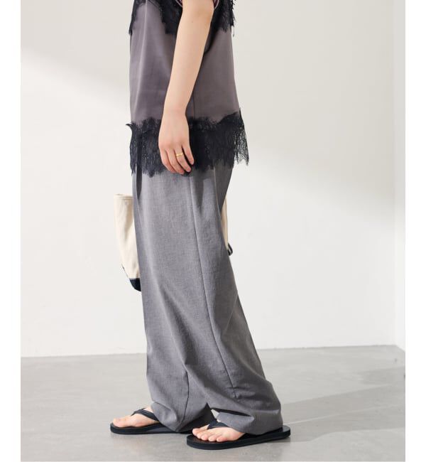 FRAMeWORK「≪追加≫撥水強撚PEバレルパンツ」|スラックス|