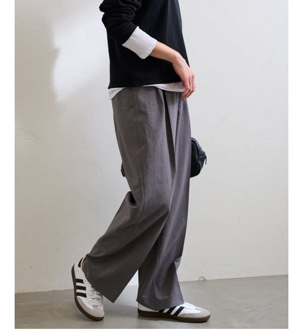 FRAMeWORK「≪追加≫撥水強撚PEバレルパンツ」|スラックス|