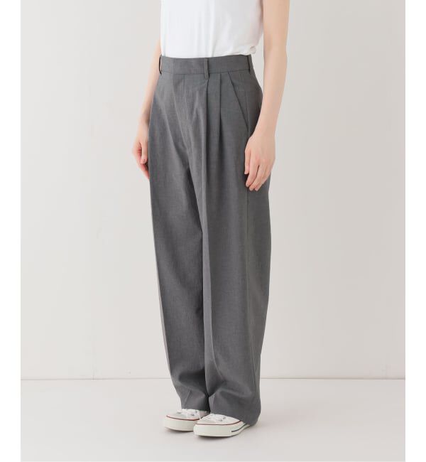 FRAMeWORK「≪追加≫撥水強撚PEバレルパンツ」|スラックス|