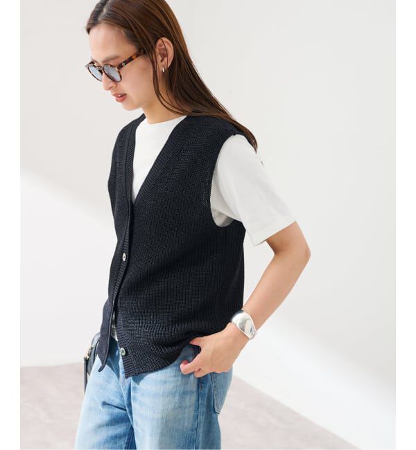 FRAMeWORK「≪WEB限定 / 追加予約≫ウォッシャブルPLリネン混2WAYニット 2」|ニット・セーター|