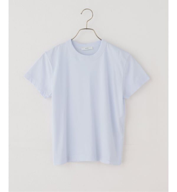 Spick and Span「《新色有り / 追加》ATON/エイトン FRESCA SINGLE JERSEY TIGHT FIT T-SH」|Tシャツ・カットソー|