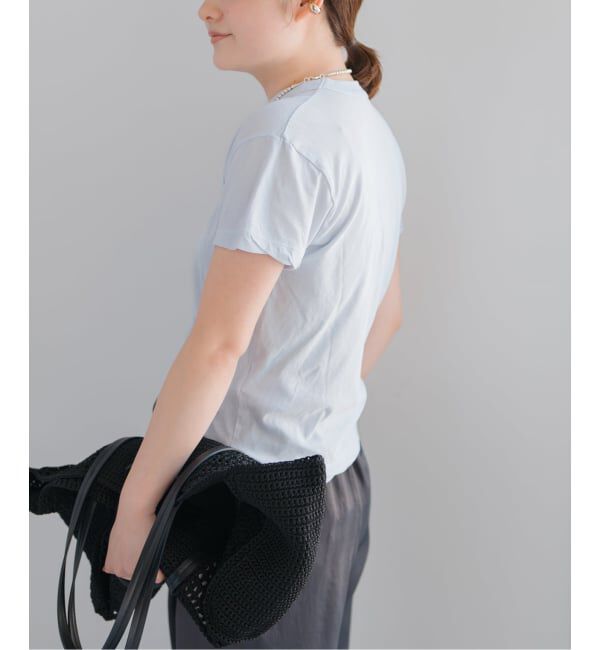 Spick and Span「《新色有り / 追加》ATON/エイトン FRESCA SINGLE JERSEY TIGHT FIT T-SH」|Tシャツ・カットソー|