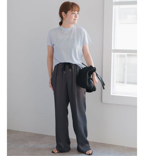 Spick and Span「《新色有り / 追加》ATON/エイトン FRESCA SINGLE JERSEY TIGHT FIT T-SH」|Tシャツ・カットソー|