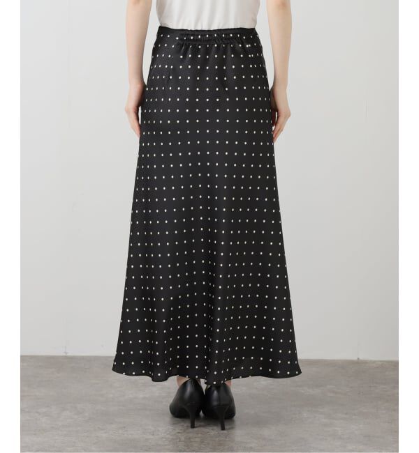  「【洗える】サテンマーメイドスカート」|スカート|