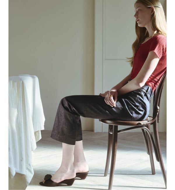  「《WEB限定》Le decore / ル デコレpuffy rose mule サンダル」|サンダル|