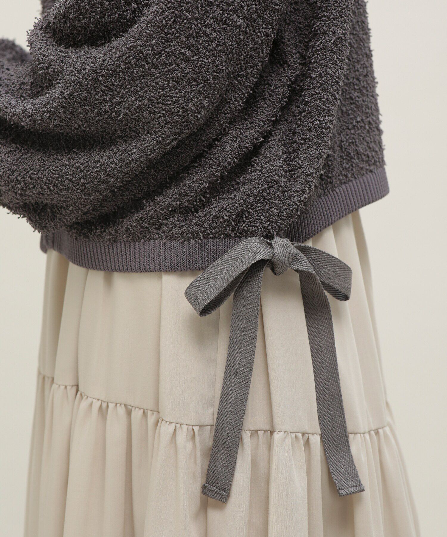 nano･universe「LB.03/前後2WAYジップアップニットトップス」|ニット・セーター|