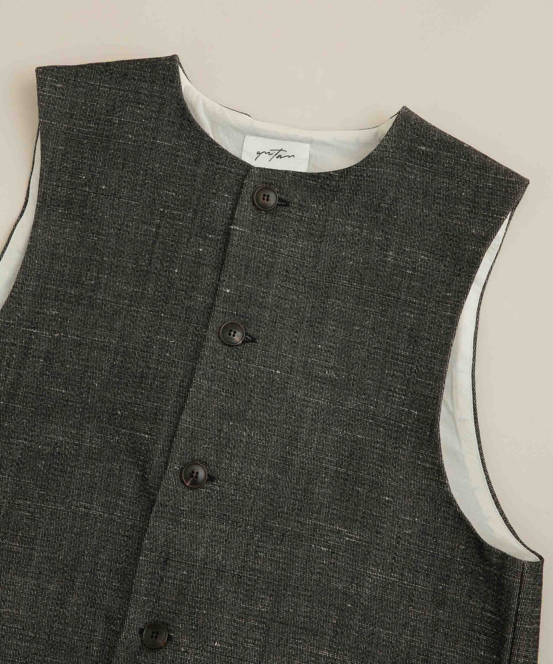 nano･universe「ＧＩＬＥＴ　－　Ｊｕｔｅ／Ｂａｍｂｏｏ　Ｔｗｉｌｌ」|ダウンベスト・ベスト|