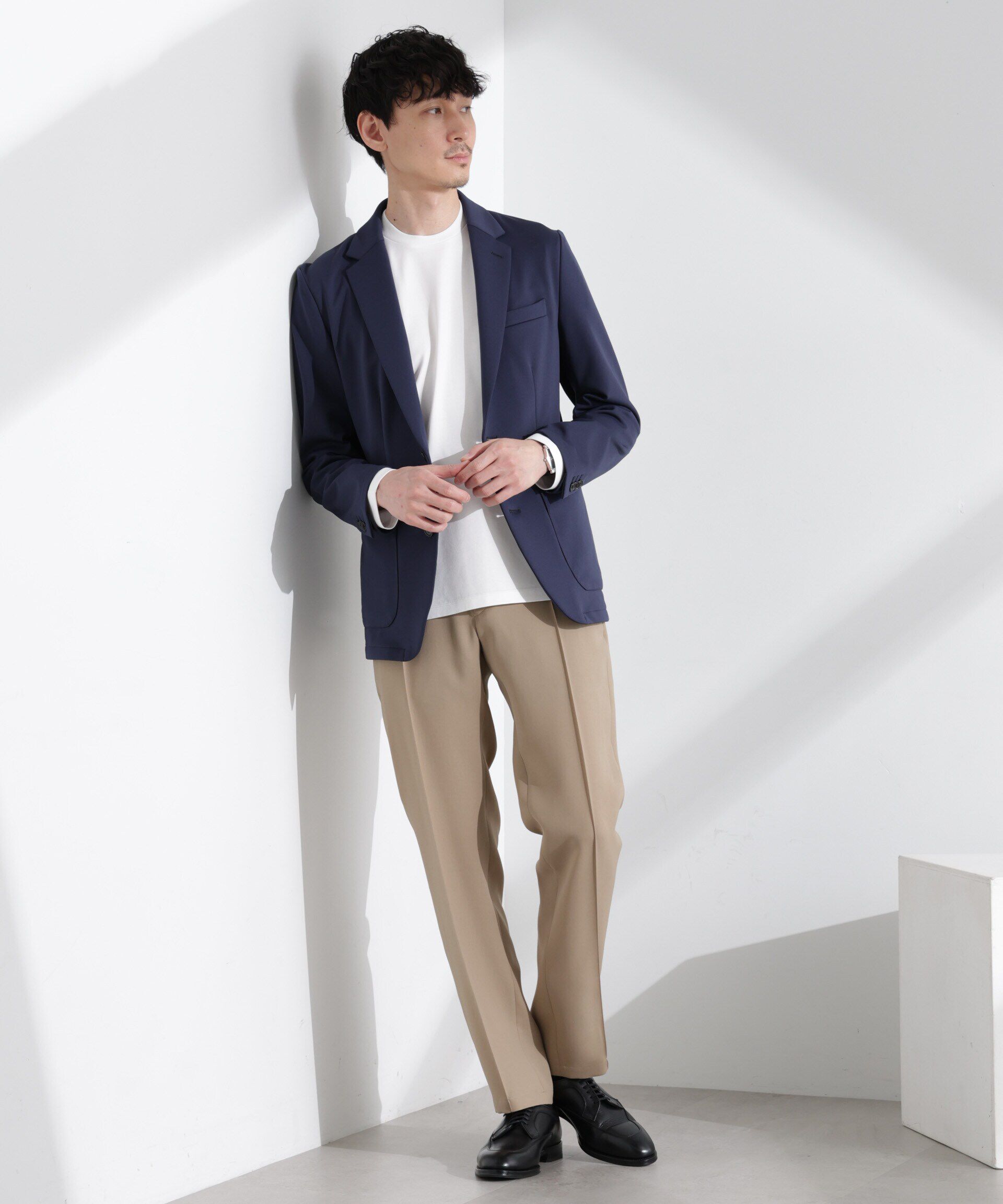 nano･universe「「N JACKET BASIC」TEXBRID(R)ポンチストレッチジャケット(セットアップ可)」|スーツ|