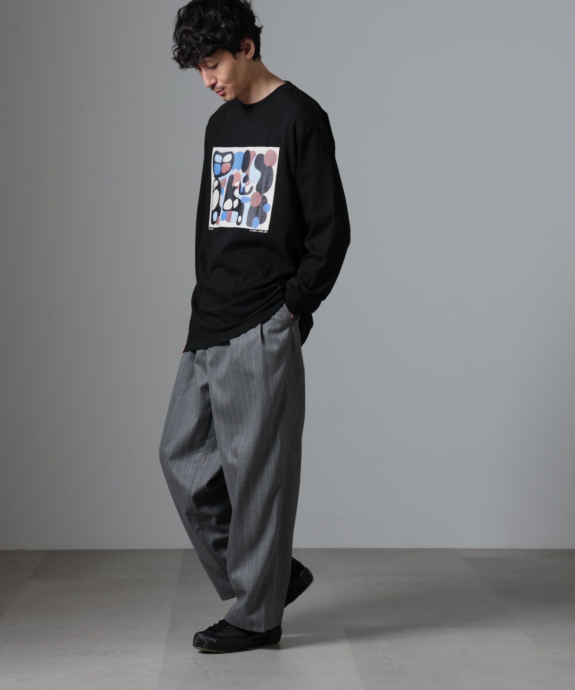 nano･universe「「着るアート」YUTAKA KAWAI ロングスリーブTEE」|Tシャツ・カットソー|