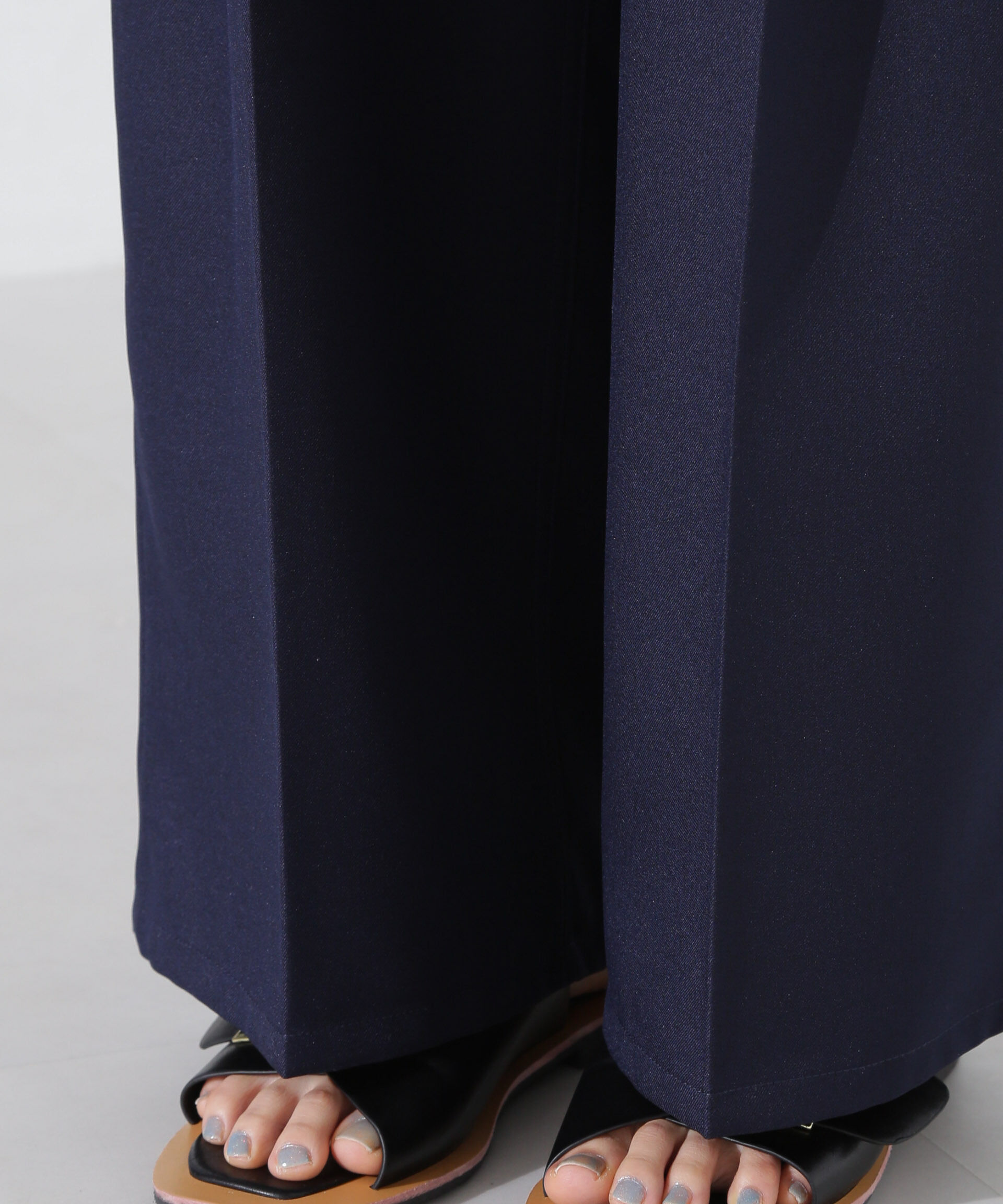 nano･universe「ツータックワイドパンツ」|チノ|