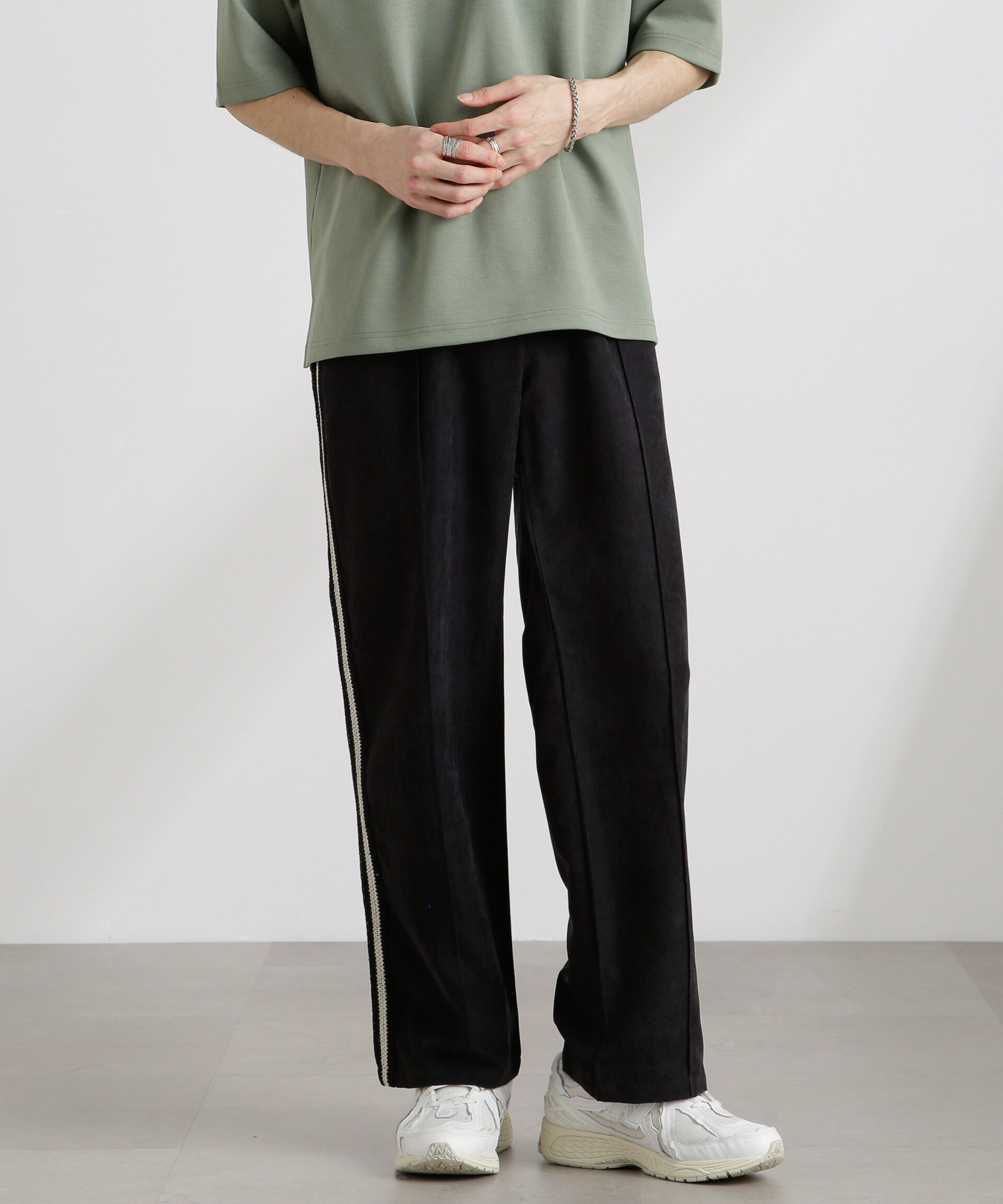 nano･universe「NORMANBROS/NORMANBROS別注 トラックパンツ」|チノ|