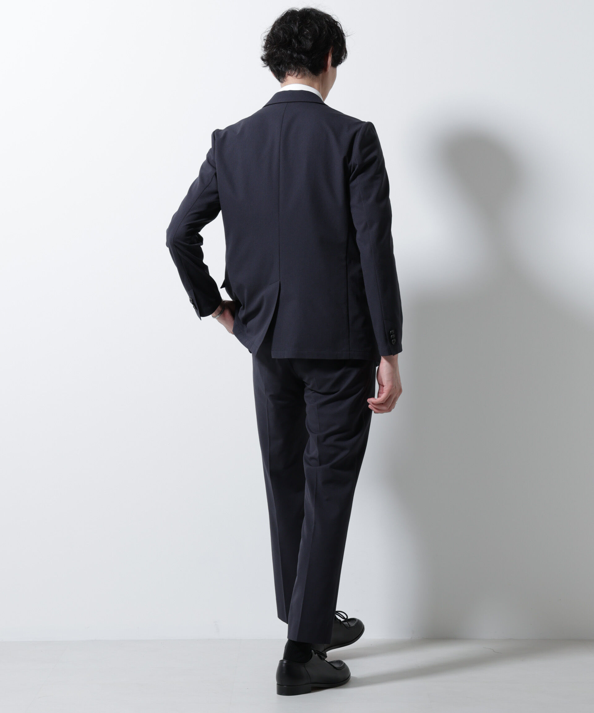 nano･universe「｢Damerino｣DotAir(R)ミニホールストレッチセットアップ/吸水速乾」|スーツ|